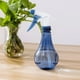 thumbnail image 2 of Botella azul con pulverizador limpio de riego, botellas de plástico transparente con gatillo manual para jardín (gota de agua), 2 of 2