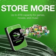 Seagate Barracuda 6TB Internal Hard Drive HDD ? 3.5 Inch SATA 6 Gb/s 5400 RPM 256MB Cache for Computer Desktop PC (ST6000DM003)