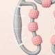 thumbnail image 3 of Masajeador De Abrazadera De Pierna Anular Longitud ajustable del eje de la espuma de la aptitud de nueve ruedas para las piernas del brazo del cuello (gris rosado), 3 of 9