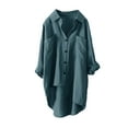 thumbnail image 1 of Fvwitlyh Robes T-Shirt Femmes Été Motif Imprimé Pissenlit Col Rond Manches Courtes T-Shirt Vert,m, 1 of 3