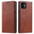 thumbnail image 2 of Nalacover for iPhone 11 Wallet Case, Vintage PU Leather Book Folding Folio Case with Credit Card Slots Hidden Magnetic Closure Flip Kickstand Shockproof Slim Phone Case,Brown, 2 of 8
