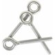 thumbnail image 1 of Anillo de acero inoxidable TUNC M6 304 Tornillo cerrado soldado 10 Uds, 1 of 5