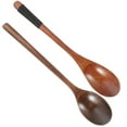 thumbnail image 5 of HEALEEP Mini Coffee Spoons Wood Brown For Dining 2Pcs 8.9X1.6In, 5 of 8