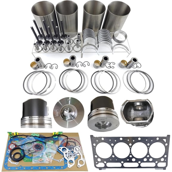 V2403 Engine Overhaul Rebuild Kit Combustion Chamber 45mm Height 72.5mm For Kubota V2403 V2403DI V2403T V2403M V2403MDI V2403-M-DI-E3B Engine For Bobcat 1J885-21111 1J88521111