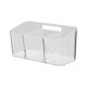 thumbnail image 2 of Organizador de almacenamiento, estante de ducha de pared, estante de baño, caja de plástico transparente para colgar cepillos de dientes, adhesivo, apto para baño, cocina, armario, ducha, bolsa de alm, 2 of 6