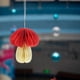 thumbnail image 3 of KAKOWELY Bola de panal en forma de hongo, cartón, decoración de hongos, decoración de hongos colgantes, 3 of 4