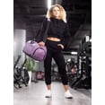 thumbnail image 2 of Bolsa de gimnasio Fitgriff con compartimento para zapatos y artículos húmedos, color morado, 19 x 10 x 10 cm, 2 of 6