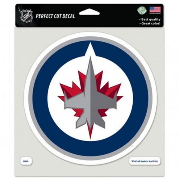 Winnipeg Jets Perfect Cut Color 8"x8" Grand Autocollant sous Licence NHL