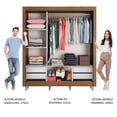 thumbnail image 4 of Ropero Closet Lyon Plus 3 Puertas con 3 Espejo con Pies Madesa, 4 of 5