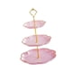 thumbnail image 5 of Soporte para cupcakes de 3 niveles, soporte para pasteles, decoración lujosa para el hogar, soporte para pasteles y postres rosa, 5 of 9