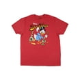 thumbnail image 4 of Disney Men's Duck Tales Scrooge McDuck Money Bags Red Heather T-Shirt Adult, 4 of 5