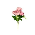 thumbnail image 2 of Ramos De Plástico 1 ramo de flores artificiales de plástico multicolor de 33 m con rosas artificiales realistas para la decoración del hogar y la oficina (multicolor). Rkxzt, 2 of 8
