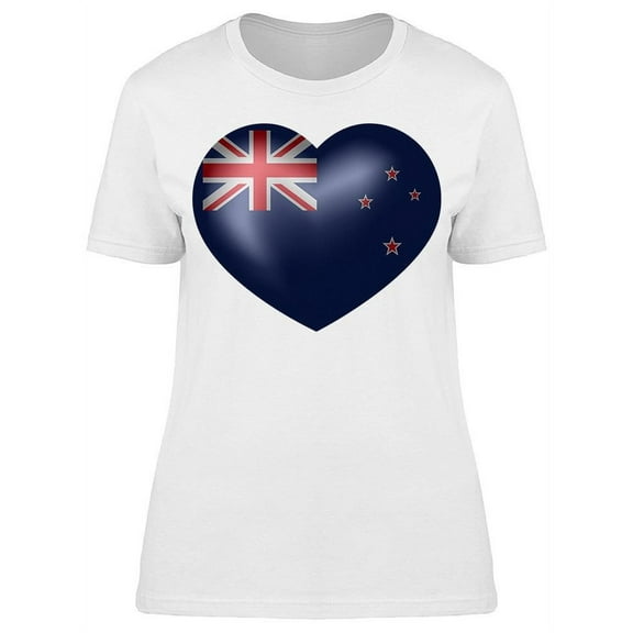 Flag Of New Zealand T-Shirt Women -Image by Shutterstock, Female Small
