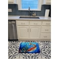 thumbnail image 3 of Carolines Treasures MW1214RUG Tapis de Mousse à Mémoire Lavable en Machine à Poisson Rouge Dispersé, 3 of 4