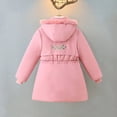 thumbnail image 5 of FJUCHAI Little Girls Parka Coats Youth Medium-Length Warm Jacket Toddler Hooded Printed Outerwear for 6-13+ Years, 5 of 6