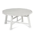 thumbnail image 1 of Bowery Hill Modern Wood Cocktail Table in Distressed Alabaster White, 1 of 4