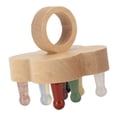 thumbnail image 1 of Scalp Massager, Beech Wood Stone Massage Tool, Portable Detangling Comb with Polished Teeth for Spa and Home Use, 1 of 7