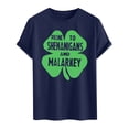 thumbnail image 5 of BLTIBY 2025 St. Patrick's Day Shirt for Men Irish Shamrock Printed Vintage Short Sleeve Round Neck Shirts Casual Loose Fit Tops Navy L, 5 of 5
