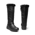 thumbnail image 5 of Winter Knee High Snow Boots Women Faux Fur Lined Waterproof Slip Resistant Warm Zip Up Boots for Cold Weather, 5 of 8