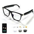thumbnail image 4 of AI Smart Glasses with GPT & 160+ Language Real-Time Translation, Built-in Mic & Speaker for HD Calls & HiFi Music, Multifunctional Audio Glasses for Men Women, 4 of 22
