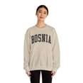 thumbnail image 4 of Bosnia Sweatshirt Gifts Crew Neck Shirt Long Sleeve Unisex, 4 of 7