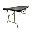 thumbnail image 3 of Iceberg Indestruc-Table® Classic Eco™ Folding Table, Size 30" x 60" Bi-Fold, Black, 3 of 7