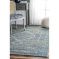thumbnail image 1 of nuLOOM RZBD33A-2808 Médaillon Vintage Rima Bleu 2' 8" x 8', 1 of 3