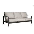 thumbnail image 4 of Atlantis Aluminum Frame Sofa and Club Chair Set in Brown/Silver Cushion, 4 of 7