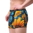 thumbnail image 2 of Pofeuu Colorful Cloud Butterfly Sunflower Print Men’s Boxer Briefs, Moisture-Wicking Underwear, Regular,Trunk-Medium, 2 of 5