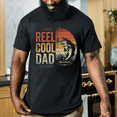 thumbnail image 2 of Mens Funny Fishing Dad T Shirts Reel Cool Dad Fathers Day Graphic Tee for Men Vintage Bass Fishing Graphic Tees, 2 of 6