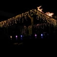 thumbnail image 4 of Decoraciones navideñas 2025 luces de cortina de carámbanos LED 4M*0,3/0,6M Enchufe UE/EE. UU. Guirnaldas de calles en la casa Conn impermeable, 4 of 5