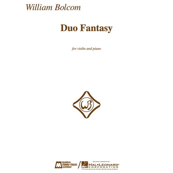 William Bolcom Duo Fantasy: For Violin and Piano, (Paperback)