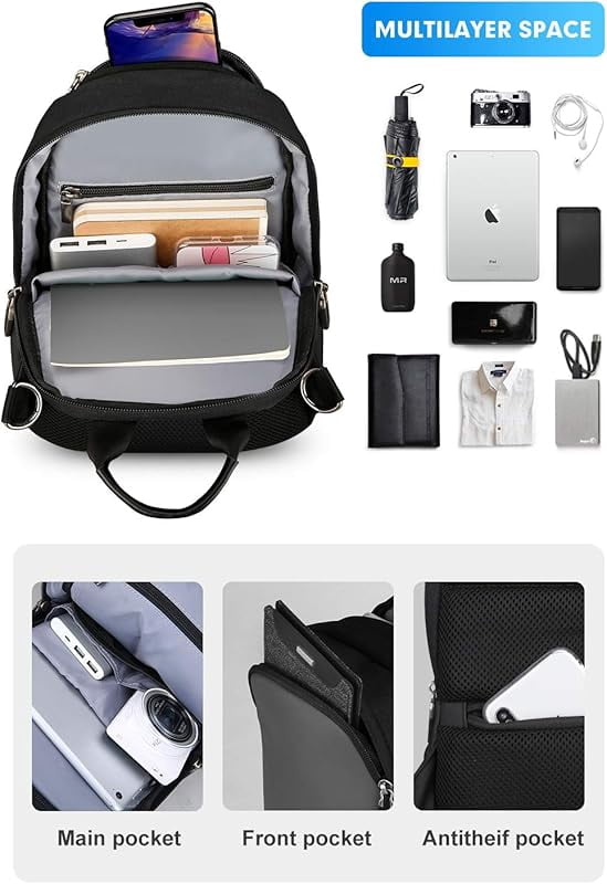 MARK RYDEN Anti-theft Sling Chest Bag Handbag for Men Waterproof Crossbody Travel Shoulder Bag Fit for 9.7" ipad …