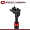 thumbnail image 6 of Unique Bargains Bike Seat Posts 31.6x400mm Suspension Shock Absorber Black Red Aluminum Alloy, 6 of 8