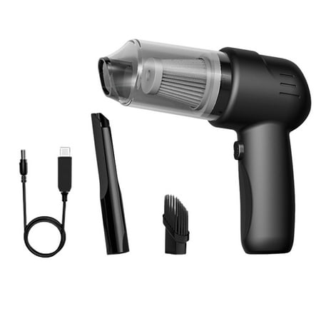 

Cordless Vacuum Cleaner Electronic Air Duster for Computer Handheld Duster with Charging Cable 2 In 1 Portable Wet & Dry Vacuum for Home Car Cleaning