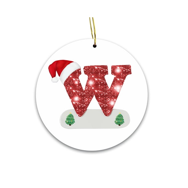 Decoraciones de Halloween, 26 letras para árbol de Navidad, adornos colgantes personalizados para árbol de Navidad, adornos navideños DIY, decoración navideña, decoración colgante para árbol de Navida