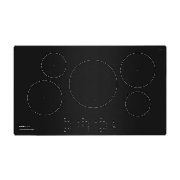 Parrilla Vitrocerámica Empotrable KitchenAid KCIG556JSS 93 cm de Inducción