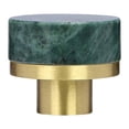thumbnail image 1 of Tirador de Cajón de Mármol Y Latón, Elegante Herraje para Muebles, Tirador para Armario de Vinos, Pomo para Armario, Aparador, Armario, Ropero. Verde, 1 of 9
