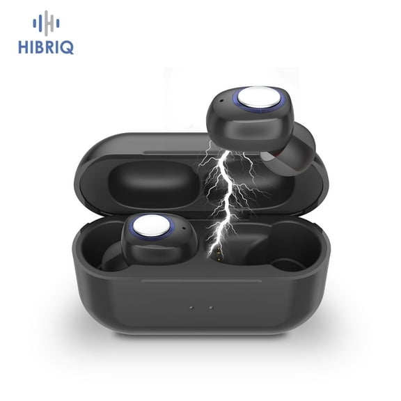HIBRIQ Digital Hearing Aids for Seniors, Rechargeable Hearing Aids with Charging Case, Auto Noise Cancellation, Volume Memory, Comfort Fit & Clear Sound, Easy Use for Elderly VHP-1605