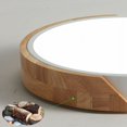 thumbnail image 4 of Lámpara de techo LED moderna, luz empotrada de acrílico resistente a altas temperaturas para iluminación interior de amplia aplicación, estilo de madera minimalista con eficiencia energética y vida, 4 of 5