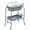 Gray, variant on Furnibear Portable Baby Changing Station Foldable Diaper Changing Table with Storage Basket and Shelves for Nursery Diaper Changes, White
