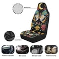 thumbnail image 6 of Uorisanigo Colorful Butterfly Car Front Seat Cover, Women's Auto Car Seat Covers Protector Universal Car Interior Accessories Automobile Seat Cover for Most Cars Truck Van SUV, 2 Pack, 6 of 7