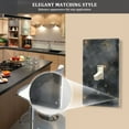 thumbnail image 5 of Yayeee Blank Wall Plate Cover 1-Gang 4.5"x2.7" Home Unused Decorative Outlet, Gray Sky Pattern, 5 of 7