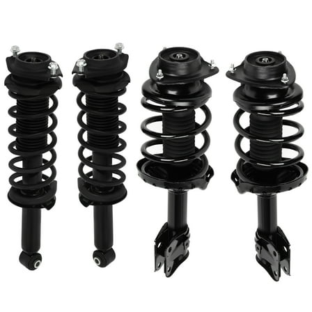 ECCPP Complete Struts Spring Assembly Front and Rear Struts Shock Coil Spring Fit for 2009-2010 for Subaru Forester - 172678 172695