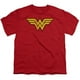 Dc-Wonder Femme Logo Dist - T-Shirt à Manches Courtes pour Jeunes 18-1 - Rouge&44; Grand – image 1 sur 1