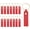 Bright Red, variant on PU Leather Keychain Blanks Bulk Laser Engraving Key Fob Kit with Rings Dark Gray -