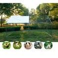 thumbnail image 5 of Outdoor Large Metal Chicken Coop for 20-40 chickens Walk-in Hen House Poultry Pet Hutch w/ Cover Garden Backyard Cage for Farm Use, 5 of 6