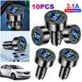 thumbnail image 1 of Cargador Coche 66 W Adaptador Corriente Azul 4 Puertos para (3USB+1C QC), 1 of 6
