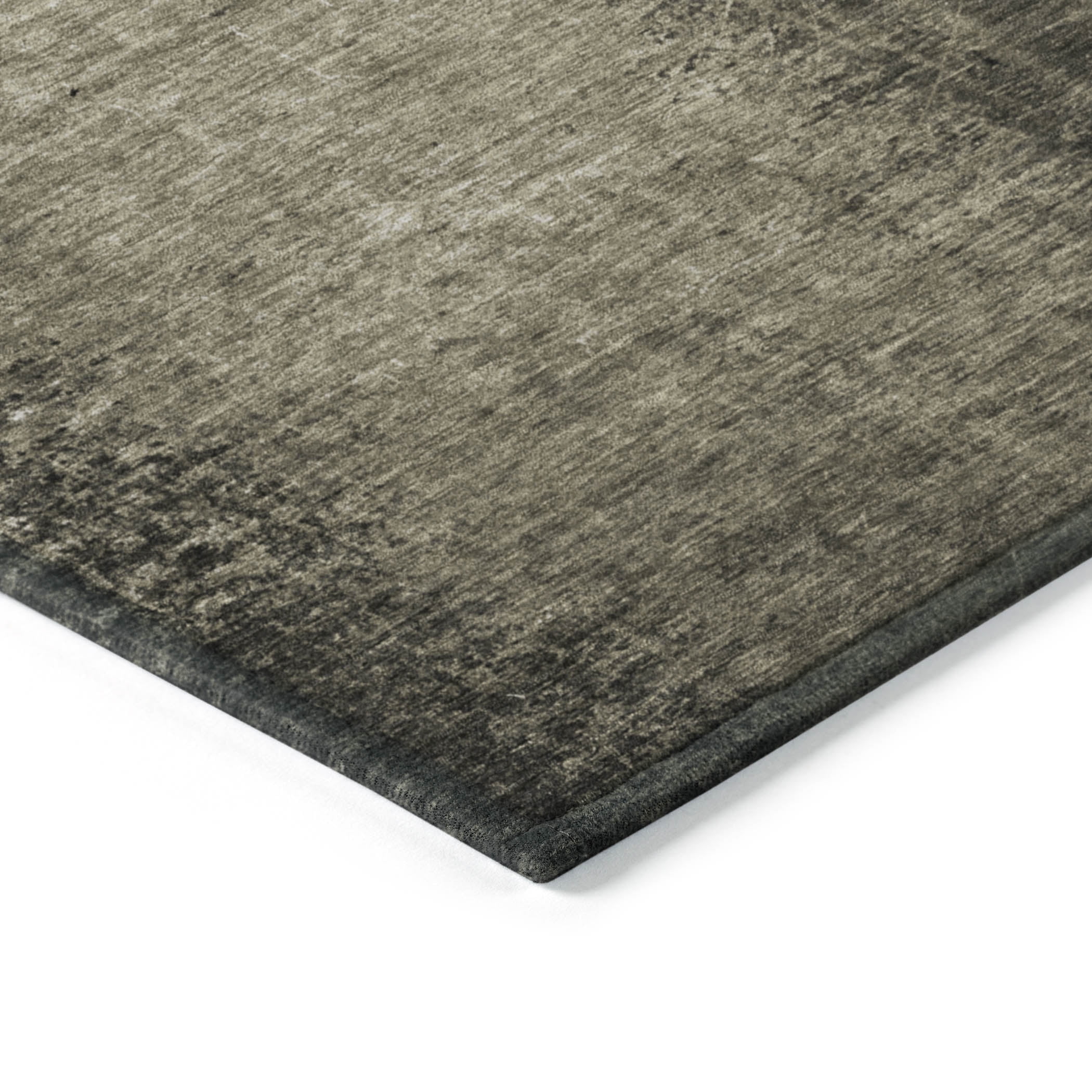 Addison Rugs Chantille Indoor/Outdoor Transitional Organic Gray Washable Runner Rug, 2'3" x 7'6"
