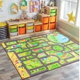 thumbnail image 2 of Sorbus Car Mat - 60" x 79" Extra Large City Road Play Rug for Kids, Washable Carpet for Travel, 2 of 9